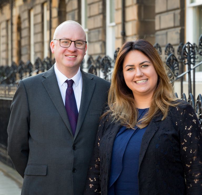 Beata and Alan - formerly colleagues, always friends.