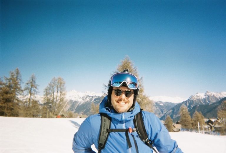 One of George’s many adventures during his time working in Austria