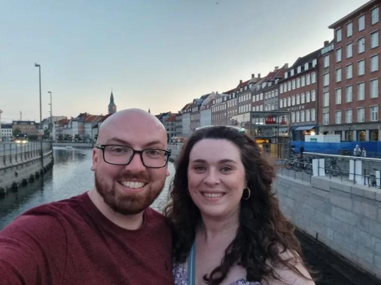 Rosalind and her fiancé on a well-deserved holiday to Copenhagen.