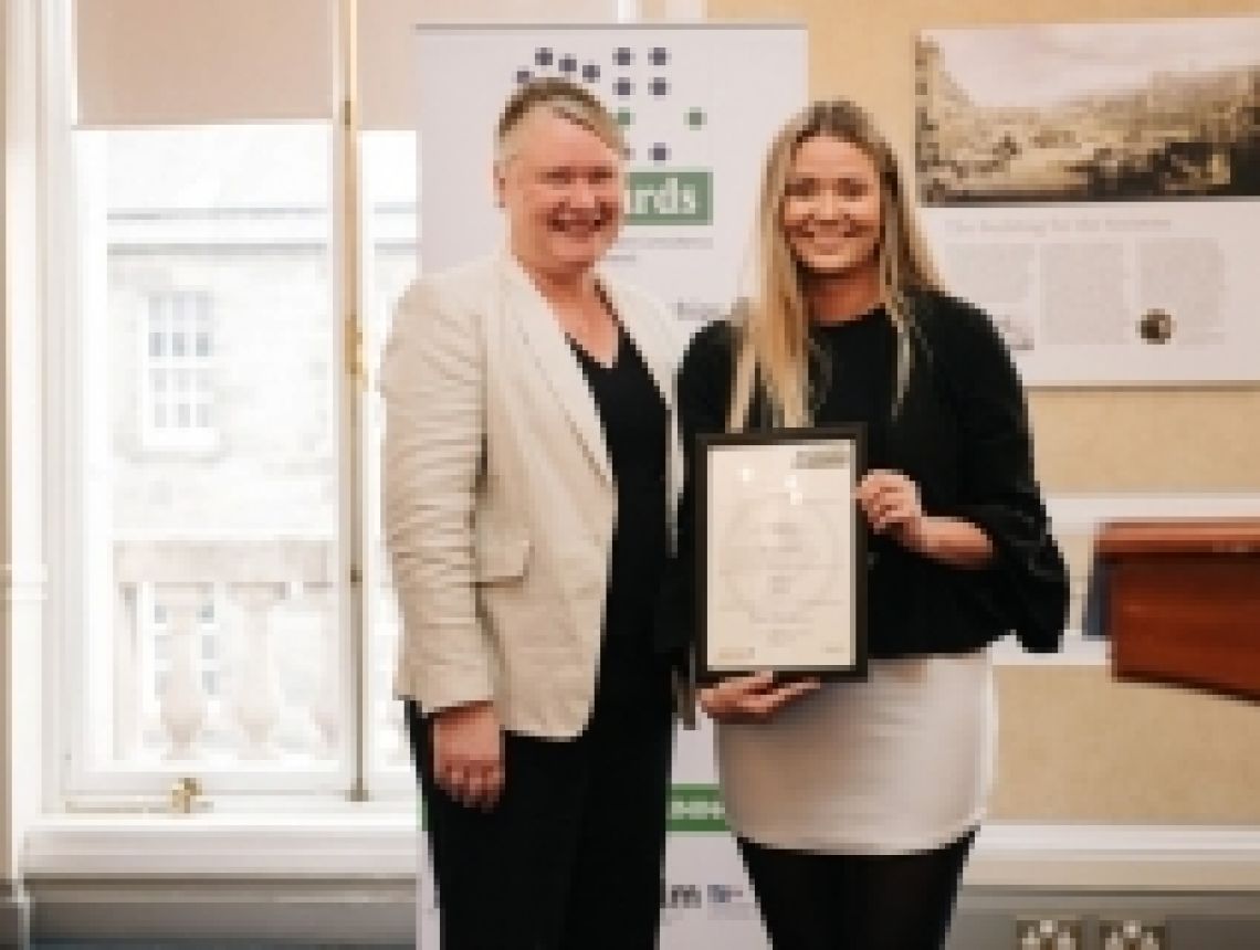 Julia has worked extremely hard, supported by Pauline from Rewards Training.